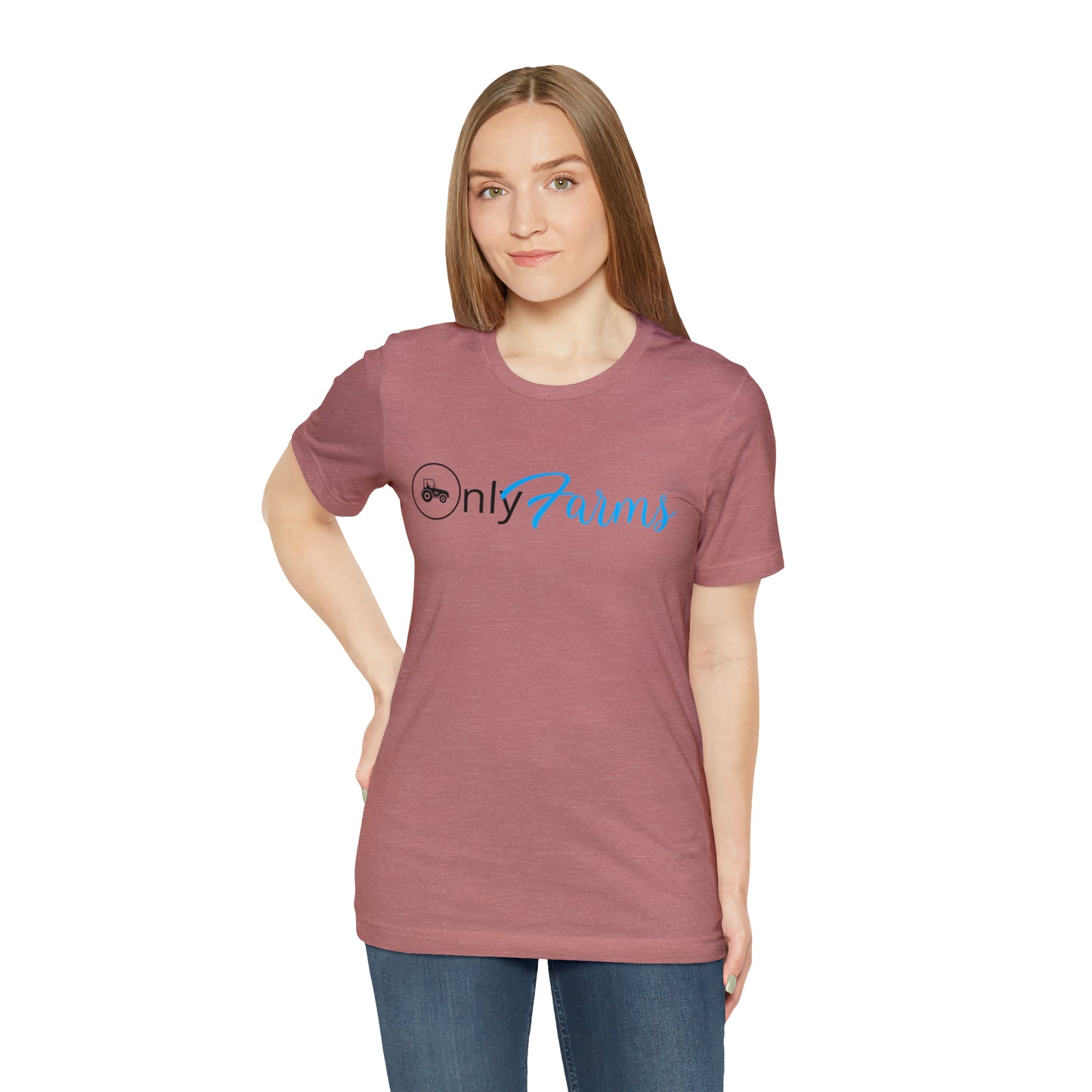 OnlyFarms One Sided Unisex Jersey Short Sleeve Tee (Printed on on Front)