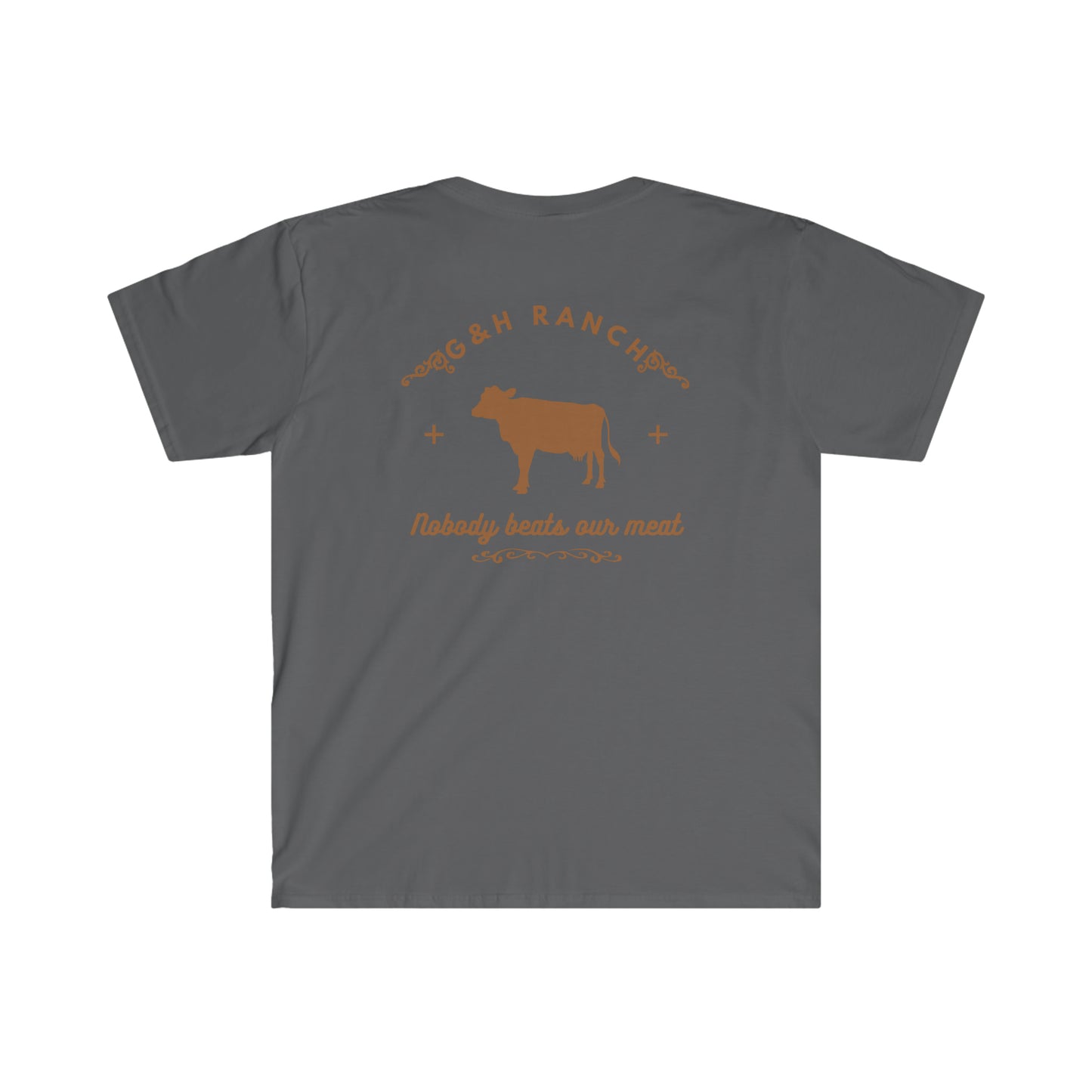 "G & H Meat" Two Sided Unisex Softstyle T-Shirt