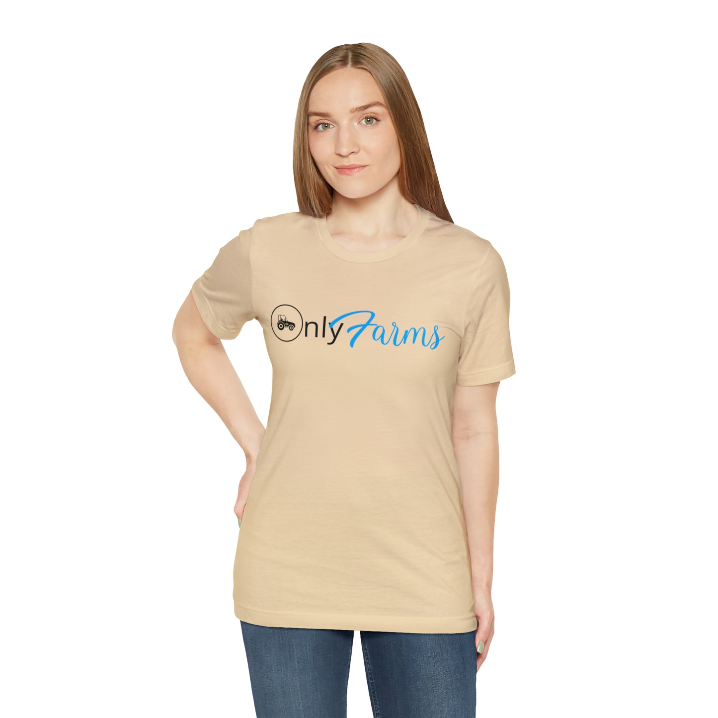 OnlyFarms One Sided Unisex Jersey Short Sleeve Tee (Printed on on Front)