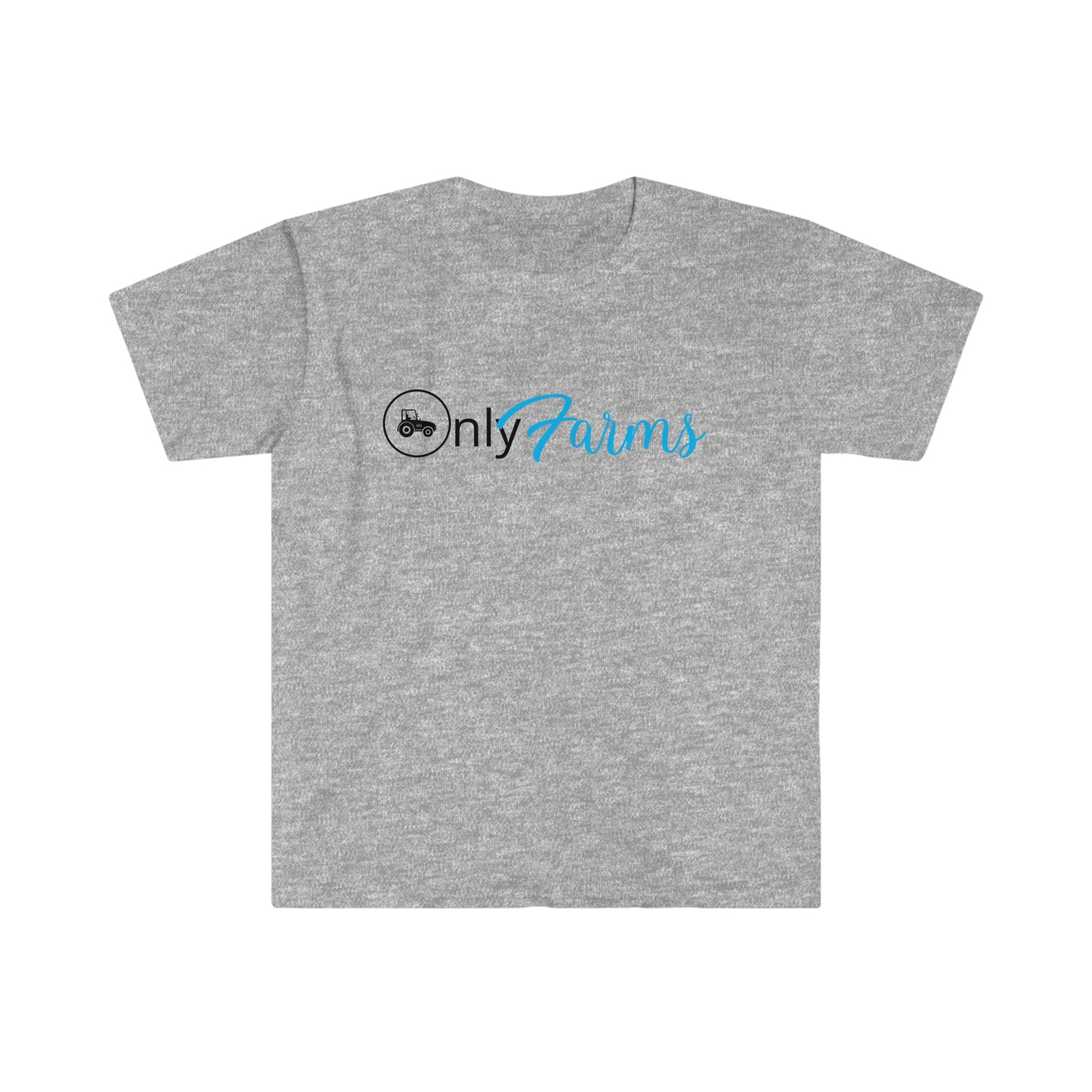 OnlyFarms One Sided Unisex Softstyle T-Shirt (Printed on Front)