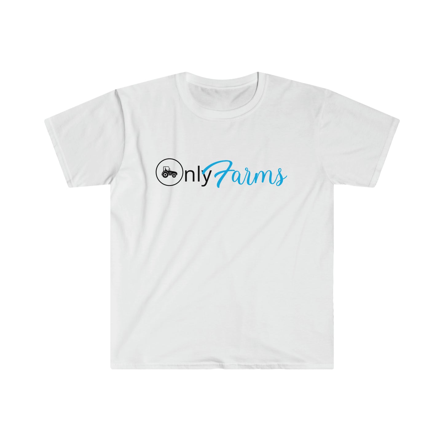 OnlyFarms One Sided Unisex Softstyle T-Shirt (Printed on Front)