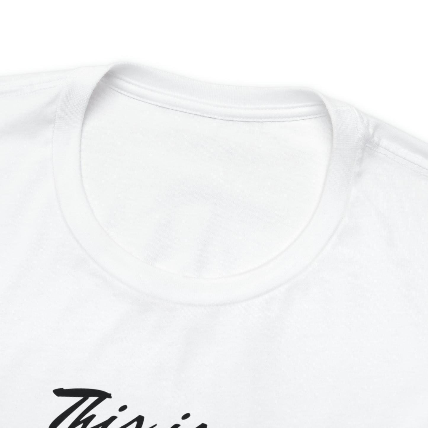 "This is my Crop Top" One Sided Unisex Jersey Short Sleeve Tee (Printed on Front)