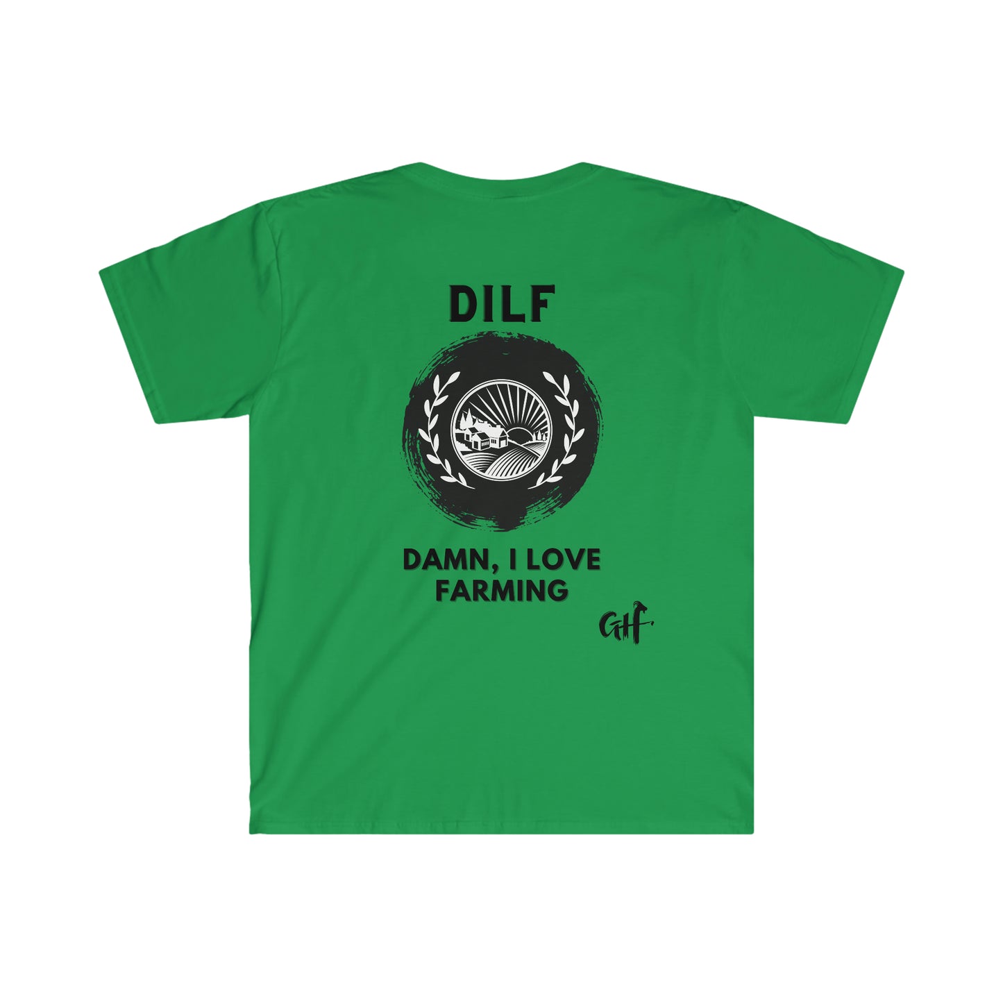 "DILF" One Sided Unisex Softstyle T-Shirt - Printed on Back