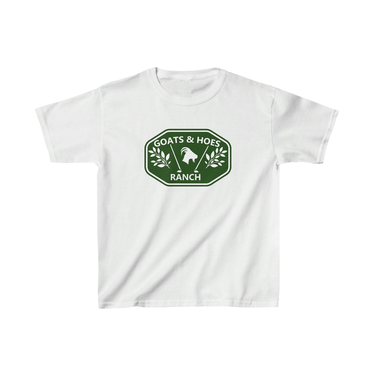 "Goats &Hoes" Kids Heavy Cotton™ Tee - Printed on Front