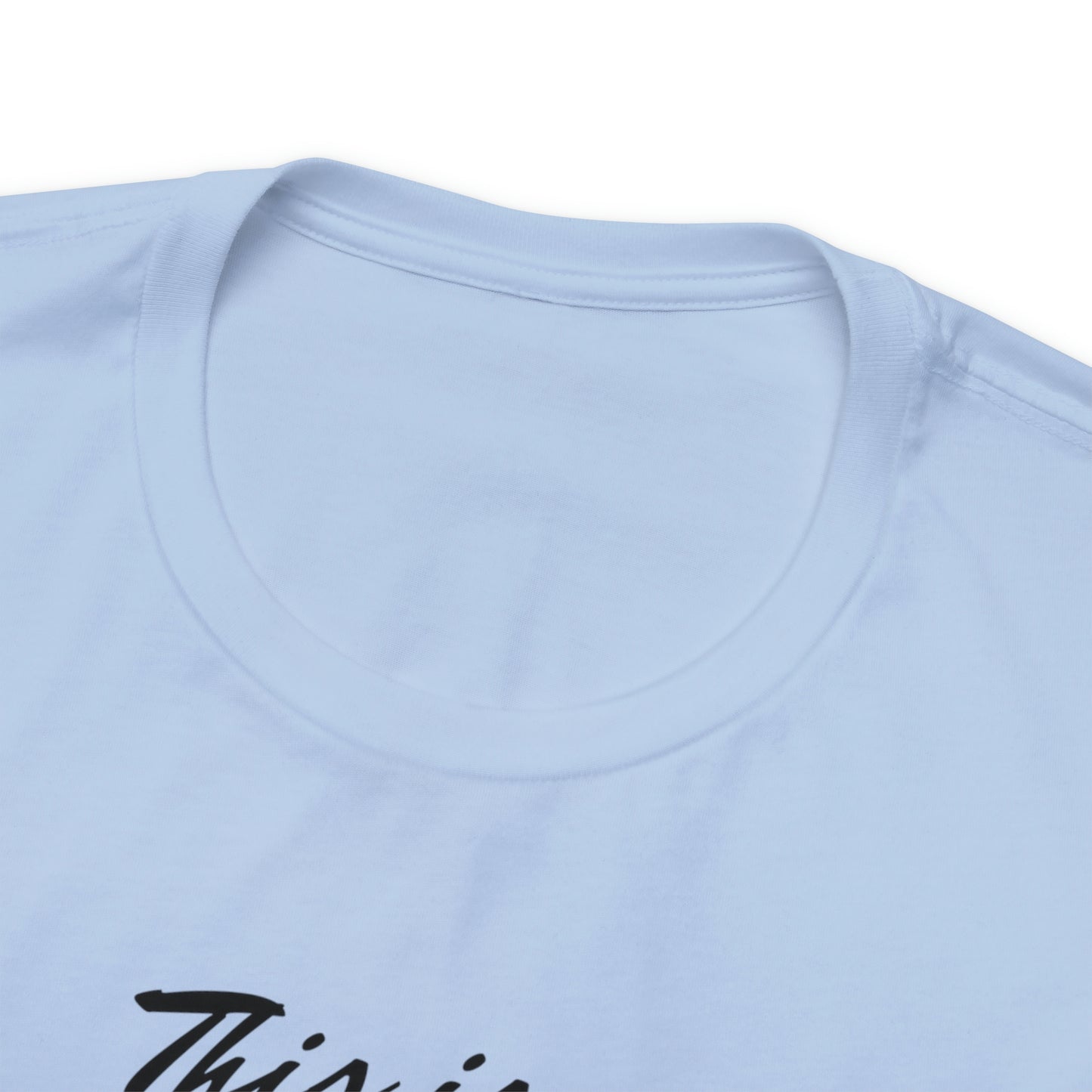 "This is my Crop Top" One Sided Unisex Jersey Short Sleeve Tee (Printed on Front)