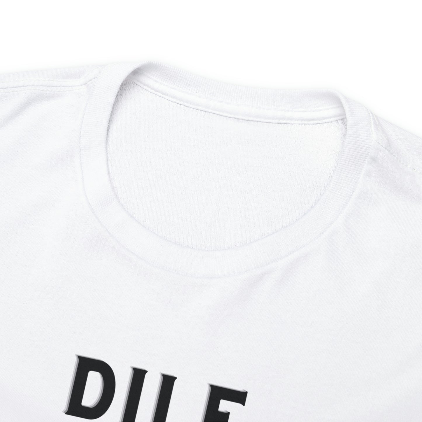 "DILF" One Sided Unisex Heavy Cotton Tee- Printed on Front