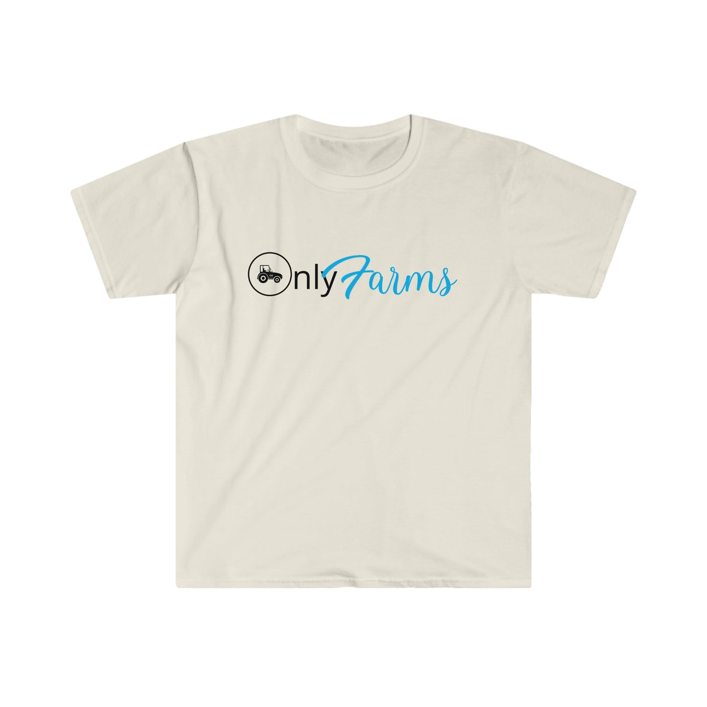 OnlyFarms One Sided Unisex Softstyle T-Shirt (Printed on Front)