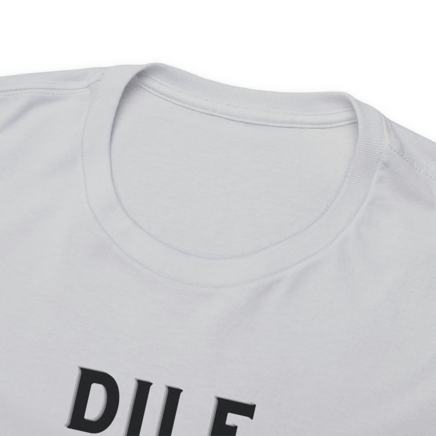 "DILF" One Sided Unisex Heavy Cotton Tee- Printed on Front