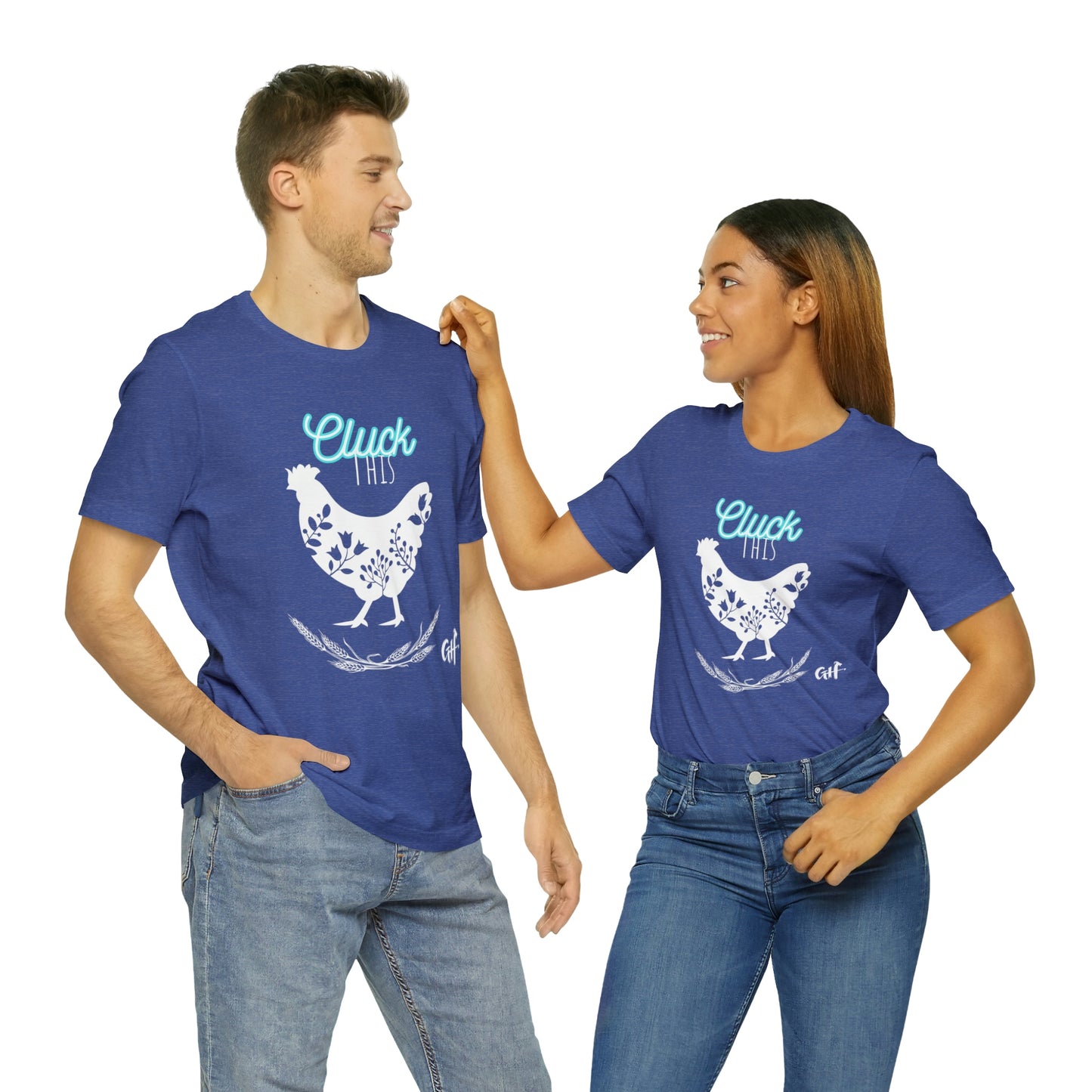 "Cluck This" One Sided Unisex Jersey Short Sleeve Tee - Printed on Front