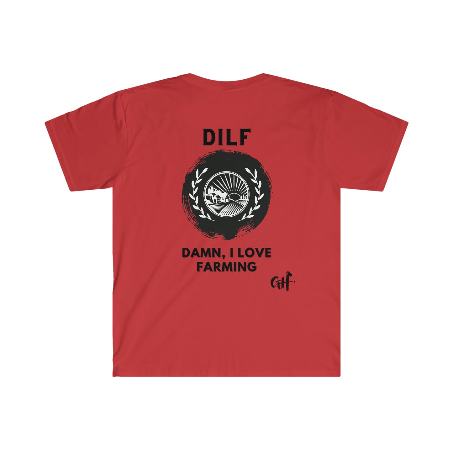 "DILF" Two Sided Unisex Softstyle T-Shirt