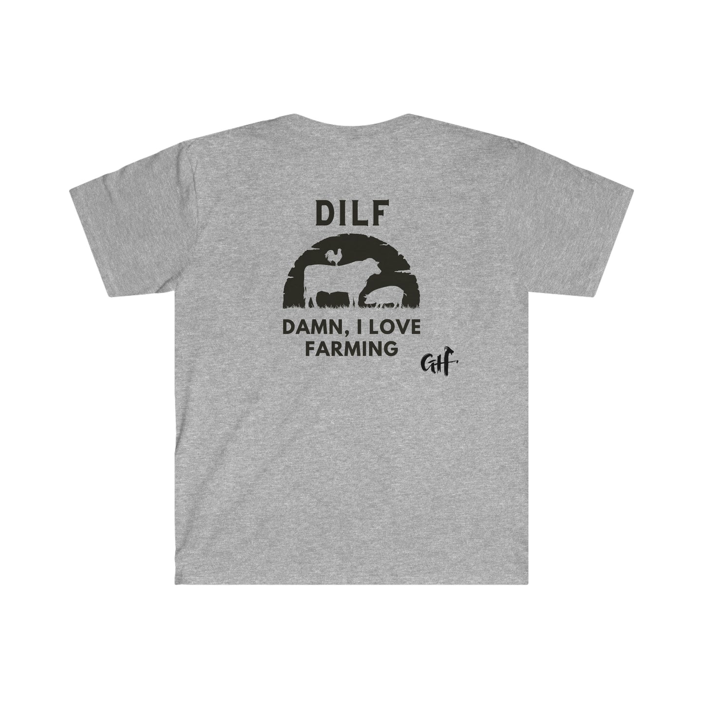 "DILF V2" Two Sided Unisex Softstyle T-Shirt