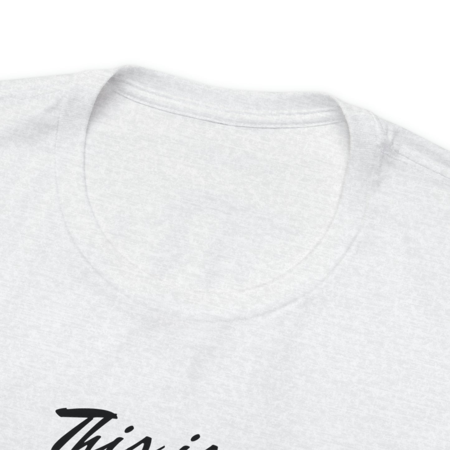 "This is my Crop Top" One Sided Unisex Jersey Short Sleeve Tee (Printed on Front)