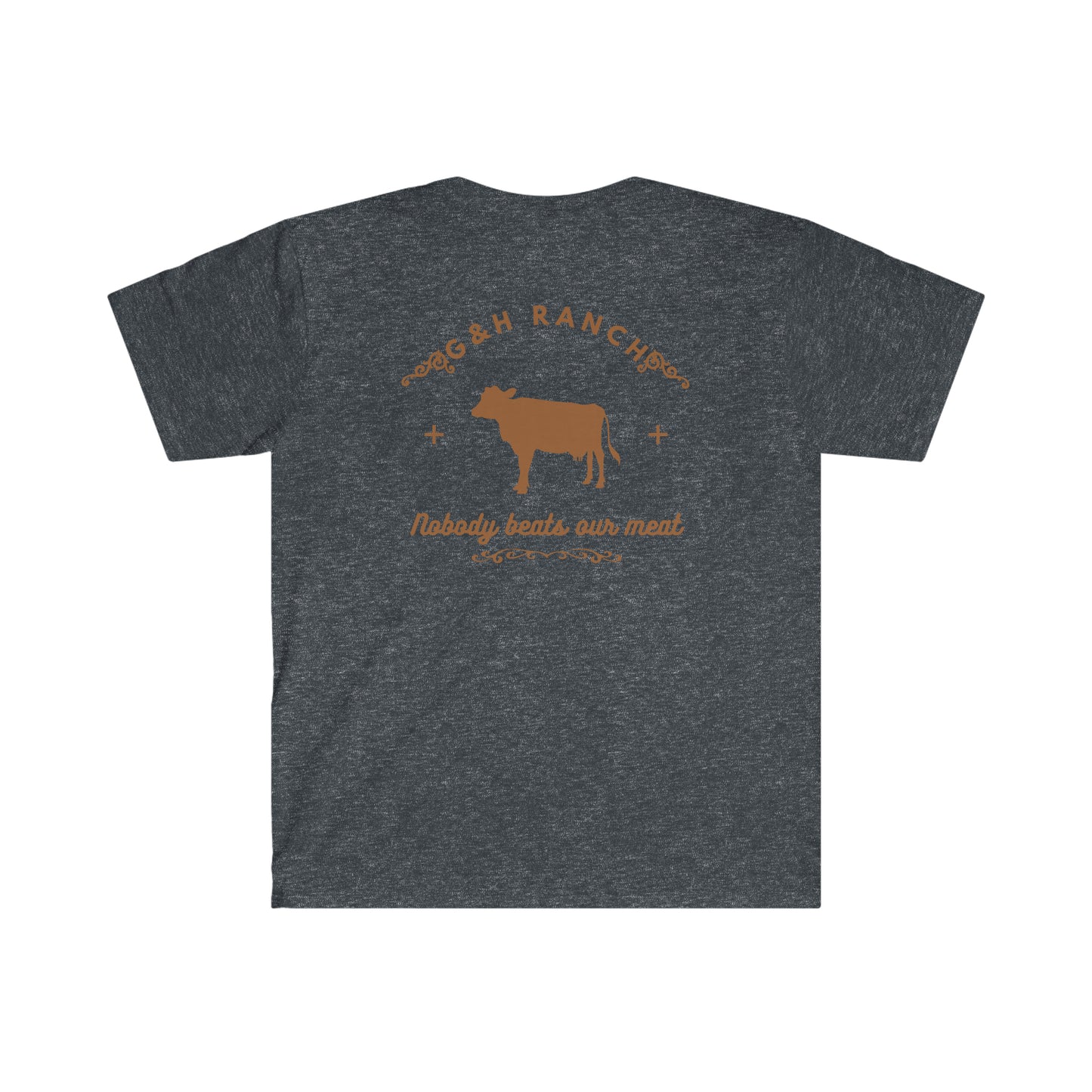 "G & H Meat" Two Sided Unisex Softstyle T-Shirt