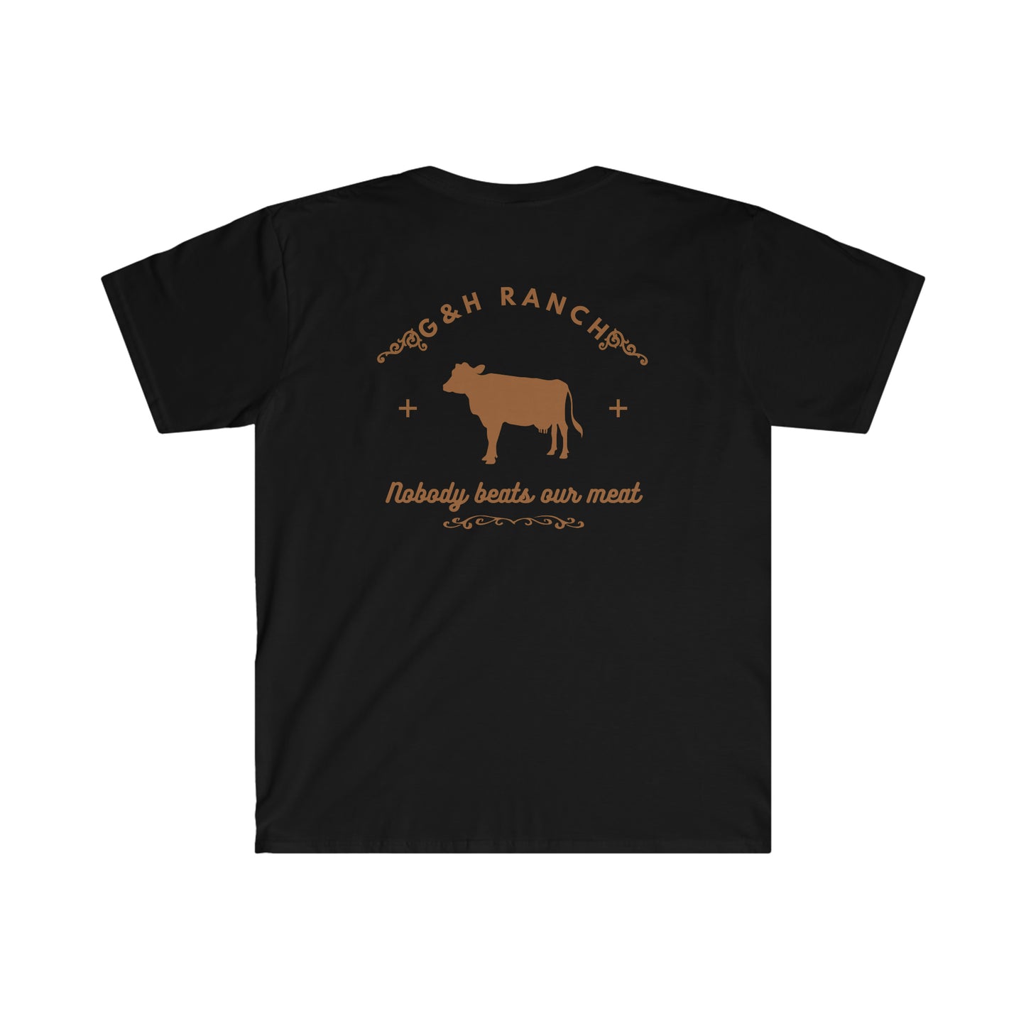 "G & H Meat" Two Sided Unisex Softstyle T-Shirt