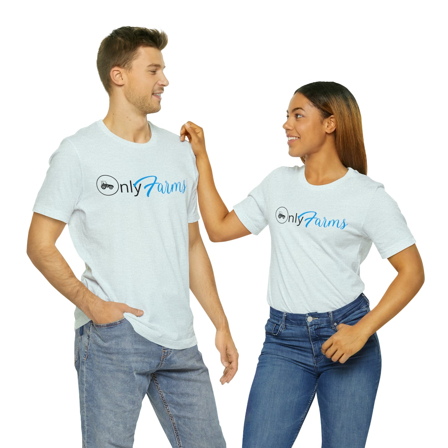 OnlyFarms One Sided Unisex Jersey Short Sleeve Tee (Printed on on Front)