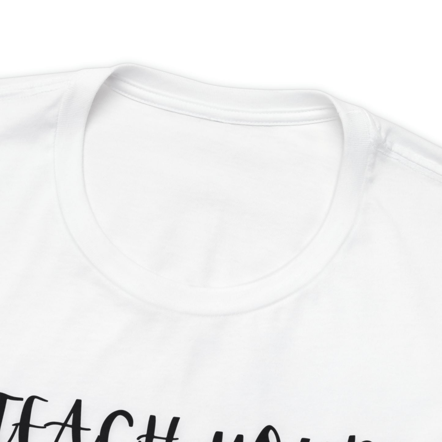 Teach your Children to Love Horses One Sided Unisex Jersey Short Sleeve Tee (Printed on front)