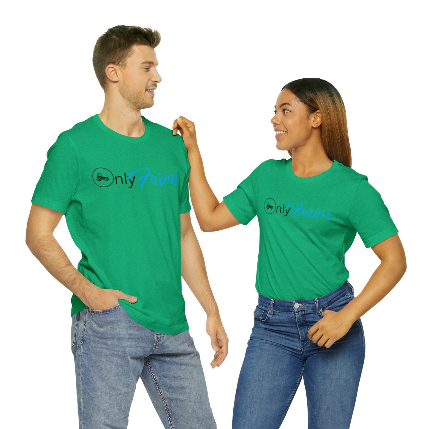 OnlyFarms One Sided Unisex Jersey Short Sleeve Tee (Printed on on Front)